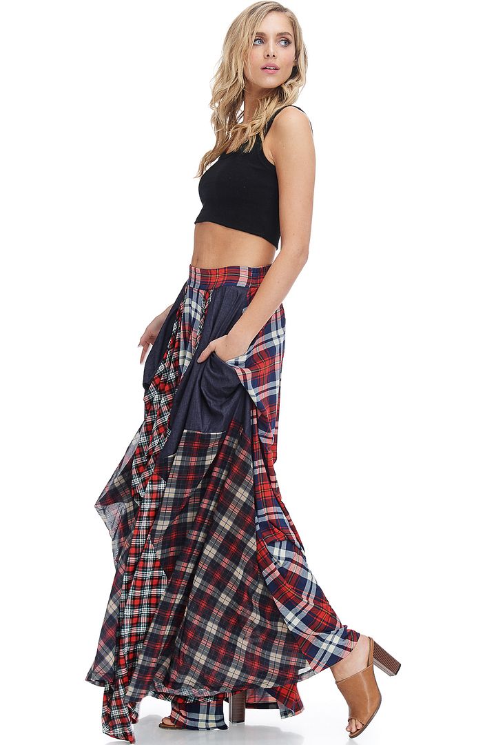 damsel in distress maxi skirt
